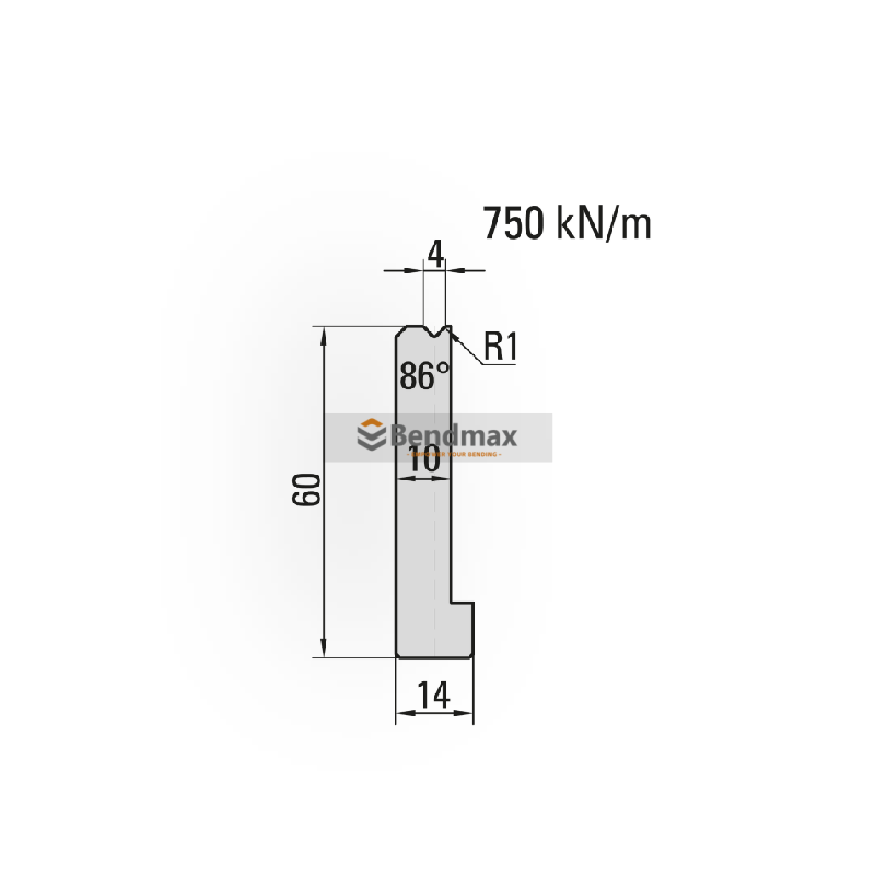 machine Amada Press Brake lower Die