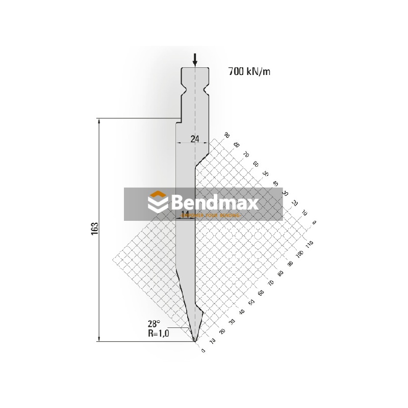  trumpf press brake tool-acute punches 19021
