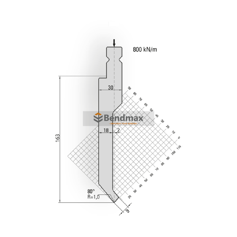 press brake tool- wila standard punch 19022
