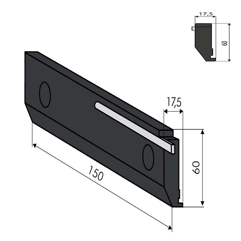 Compact 60mm Height and 17.5mm Width Profile of Press Brake Clamp