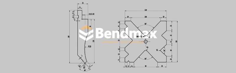 Bending Force 300T Standard Multi-V Die