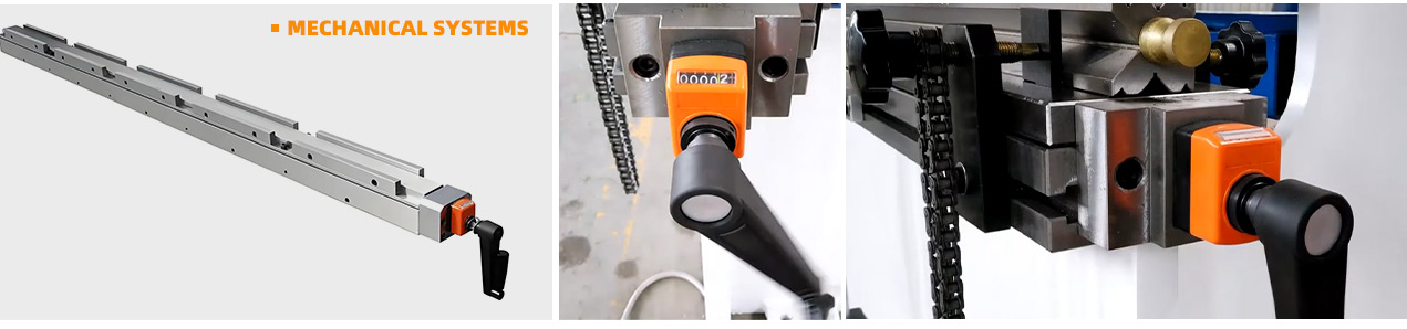 CROWNING TABLE WITH MANUAL LEVER