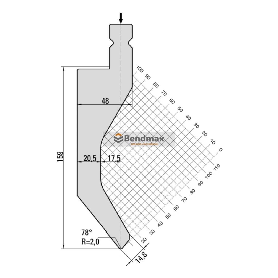 Euro press brake Tooling