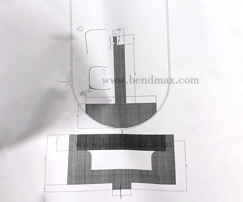 Polyurethane press brake tooling drawing